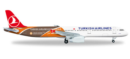 Der Airbus A321 " Euroliga " Türkische Fluglinien